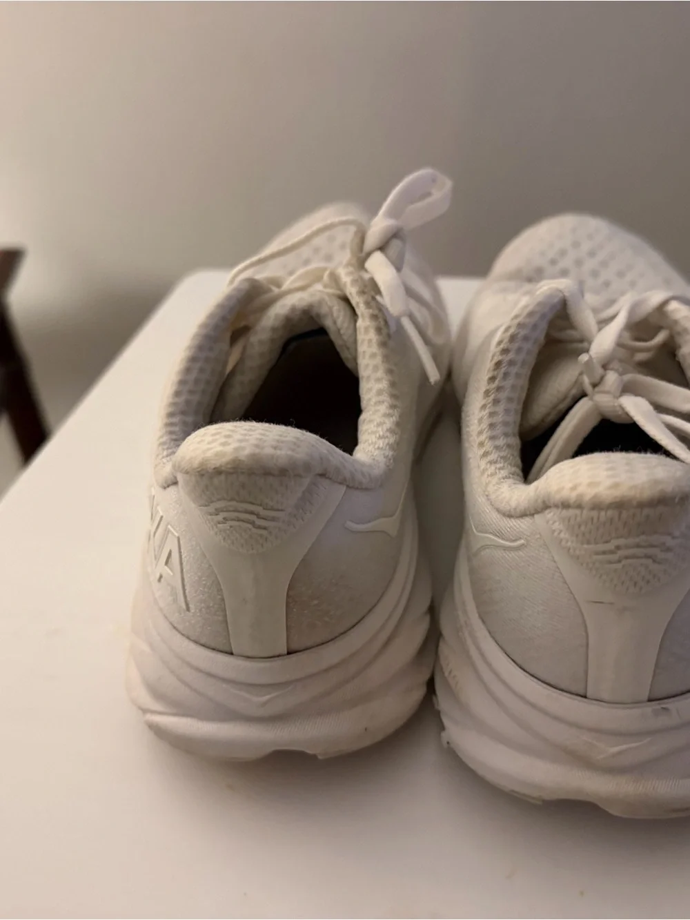 Hoka women’s Lightweight Running Sneakers in White